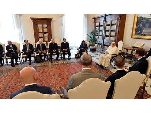 Popiežius universitetų rektoriams: nejokime šiandien vykstančios epochų kaitos